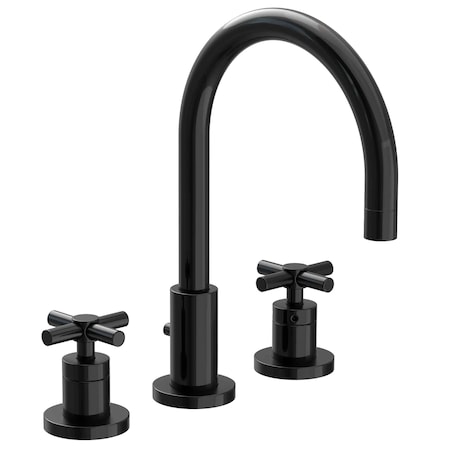 Newport Brass Widespread Lavatory Faucet in Gloss Black 990/54